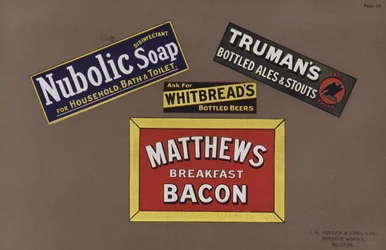 Pagina di Jordans Enamelled Signs