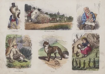 Pagina dal libro illustrato attraente