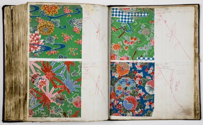 Pagine da un libro di campioni