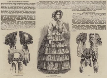 Mode parigine per ottobre (incisione)