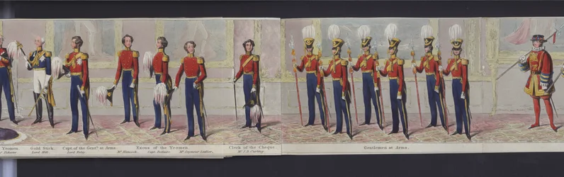 Parte del panorama del matrimonio della Regina Vittoria, c.1840