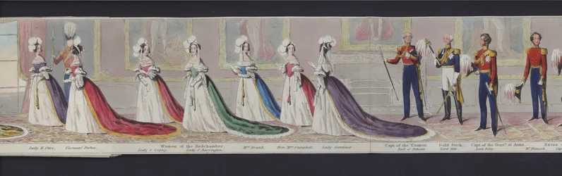 Parte del panorama del matrimonio della regina Vittoria, c.1840