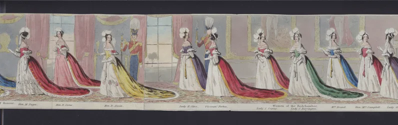 Parte del panorama del matrimonio della Regina Vittoria, c.1840