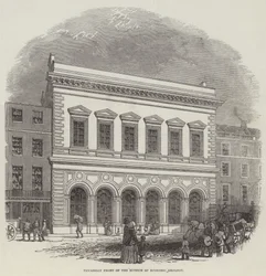 Facciata di Piccadilly del Museo di Geologia Economica