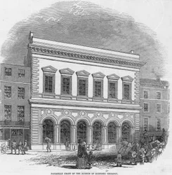 Facciata di Piccadilly del Museo di Geologia Economica