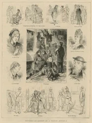 Immagini di Londra di un artista francese