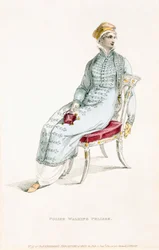 Pelisse da passeggio polacca, tavola di moda da Ackermann