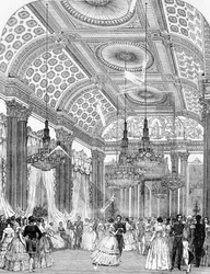 Danza della Polka a un ballo di stato a Buckingham Palace, 1848