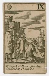 Carta da gioco del complotto papista