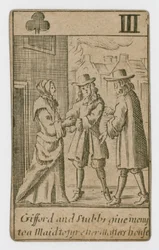 Carta da gioco del complotto papista