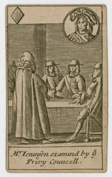 Carta da gioco del complotto papista, 1679