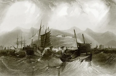 Porto di Ting-Hai o Hafen von Ting-Hae