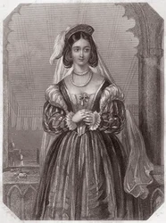 Portia (Il Mercante di Venezia) Jessica Portia una ricca ereditiera (Il Mercante di Venezia) in - "Galleria delle donne di Shakespeare, collezione di quarantacinque ritratti seri dei primi artisti londinesi, arricchita di avvisi critici e letterari" circa 