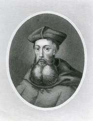Ritratto del Cardinale Reginald Pole (1500-58) (incisione)