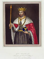 Ritratto di Re Edoardo II (1284-1327) Fondatore dell