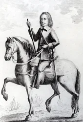 Ritratto del Maggior Generale Desborough a cavallo
