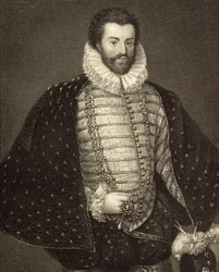 Ritratto di Sir Christopher Hatton (1540-91) da 