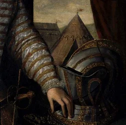 Ritratto di Sir Robert Dudley, conte di Leicester (dettaglio)