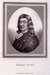 Ritratto di Thomas Blood (c.1618-80), pub. da G. Smeeton