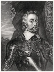 Ritratto di Thomas Howard, Conte di Arundel (1585-1646) inciso da Richard Earlom (1743-1822) e Charles Turner (c.1773-1857) da Illustrious Characters in British History (mezzotinto)