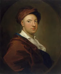 Ritratto di un uomo, possibilmente James Thomson, dopo William Hogarth