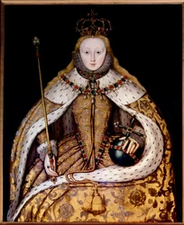 Ritratto della regina Elisabetta I in abito da incoronazione, 1600 circa