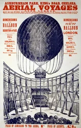 Poster che Promuove "Viaggi Aerei su Londra"