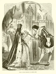 Il Principe Eugenio ricevuto dalla Regina Anna