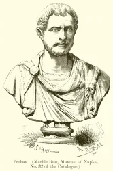 Probo. (Busto in marmo, Museo di Napoli, n. 32 del catalogo) (incisione)