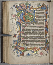 Salterio con calendario Sarum, Fol 72 verso, c.1425-75