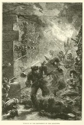 Inseguimento degli insorti nelle catacombe, maggio 1871