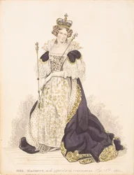 La regina Adelaide nelle vesti dell