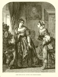 La Regina Anna e la Signora Danvers nella Camera di Presenza