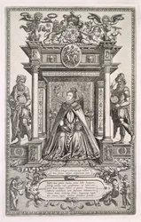 Regina Elisabetta I (1533-1603) come patrona della geografia e dell