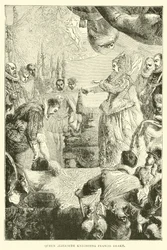 La regina Elisabetta nomina cavaliere Francis Drake