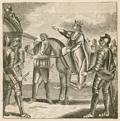 La Regina Margherita che fa fissare la testa del Duca di York sulle porte della città di York