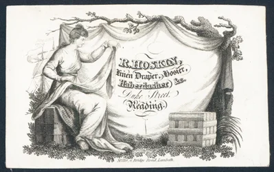 R Hoskin, drappiere di lino, merciaio, mercante di articoli di merceria
