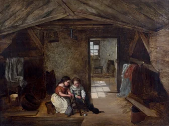 Studio del reverendo John Wesley, Orphan House, Newcastle, 1856