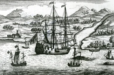 Robinson Crusoe che fugge dalla Cambogia entra in un porto nella parte nord della Cina