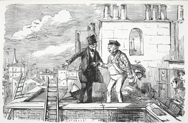 Tetti, illustrazione da Punch