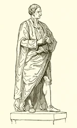 Statua di Newton di Roubiliac dalla Cappella del Trinity College