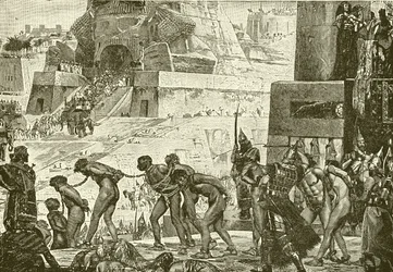 Sacrificio di vittime umane a Baal
