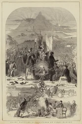 Giorno di San Patrizio, disegnato da James Mahony (incisione)