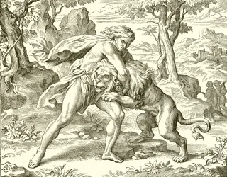 Sansone e il leone
