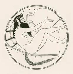Satiro e anfora (incisione)