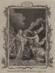 Saul e la strega di Endor (incisione)