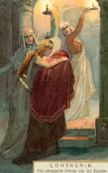 Scena da Lohengrin: Elsa accompagna Ortrude nella camera