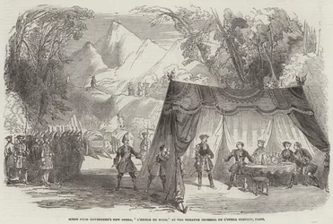 Scena dalla Nuova Opera di Meyerbeer, "L