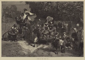 Scena allo zoo di Parigi
