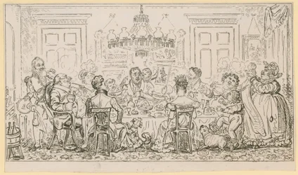 Scena di vita londinese